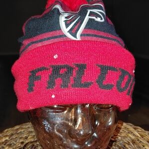 Falcons  Red and Black Beanie